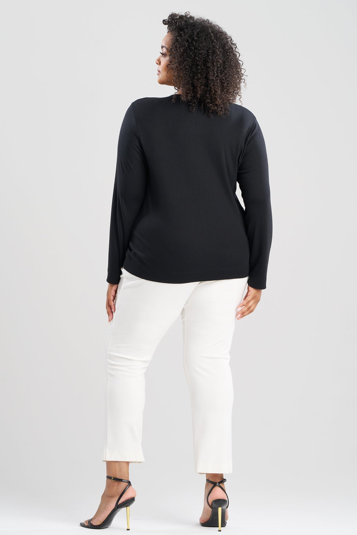 NATORI Layering Jersey Long Sleeve Crew Neck