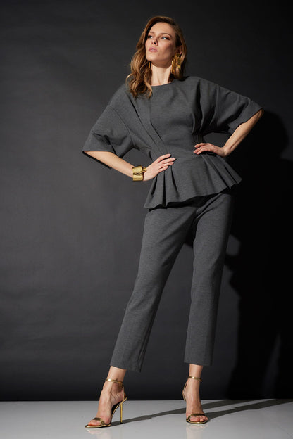 NATORI Compact Knit Pleat Release Top