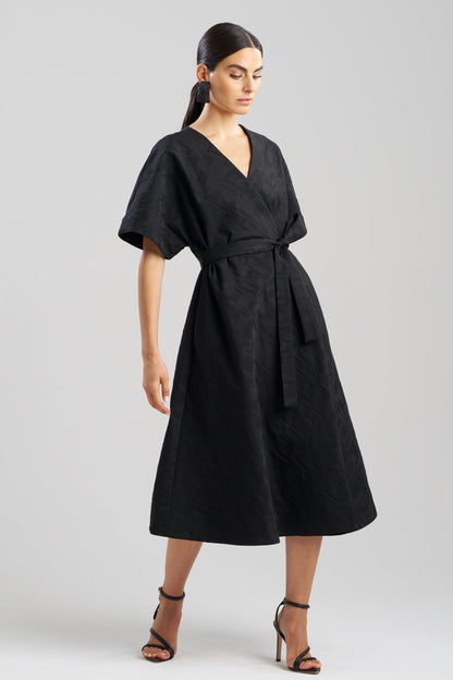NATORI Buy Geo Texture Jacquard Kimono Wrap Dress online