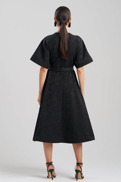 NATORI Buy Geo Texture Jacquard Kimono Wrap Dress online
