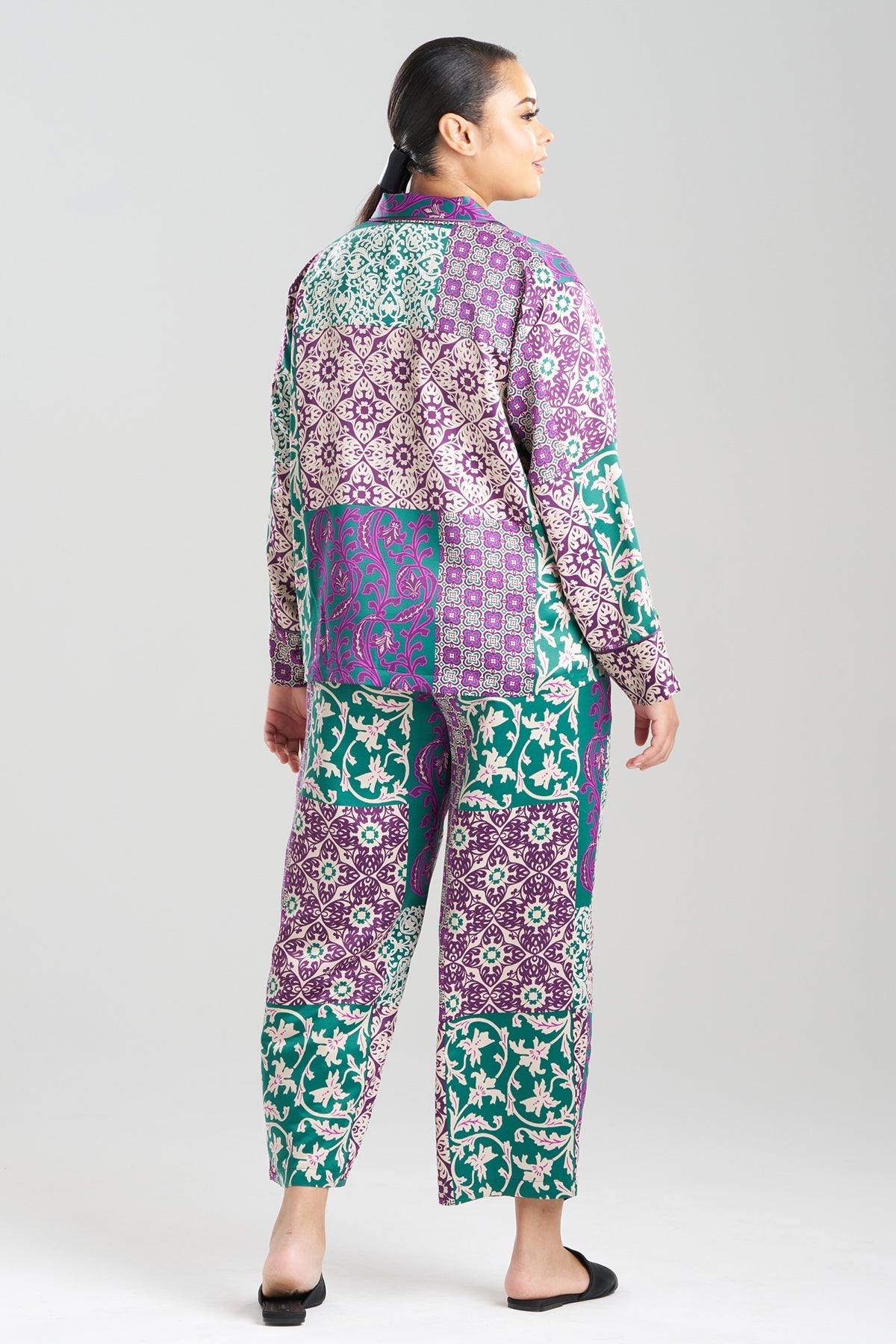 NATORI Buy Tapestry Notch PJ in Purple Online
