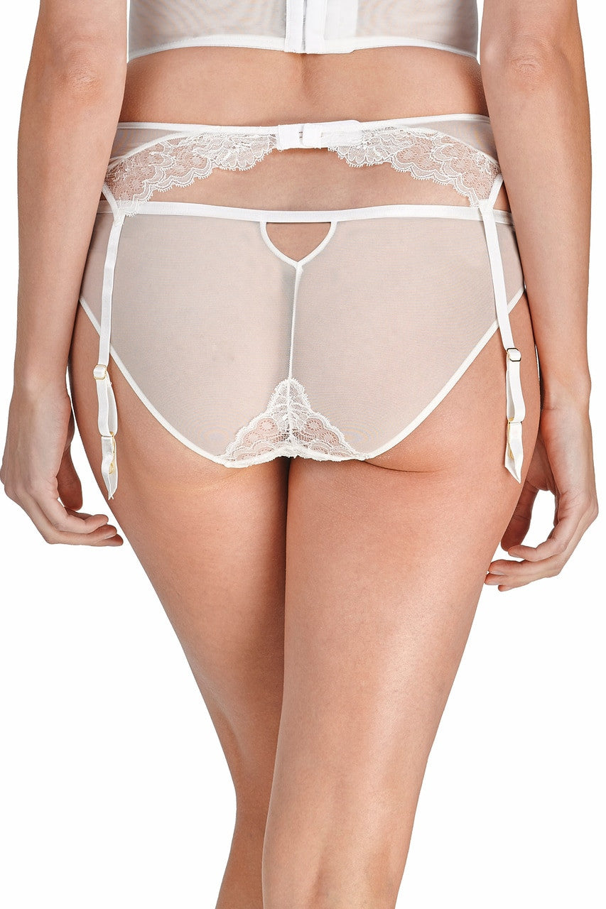 NATORI Buy Chantilly Lace Garter in Warm White Online