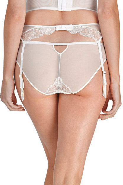 NATORI Buy Chantilly Lace Garter in Warm White Online