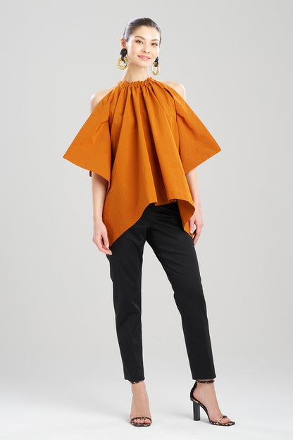 NATORI Buy Taffeta Handkerchief Top in Amber Online