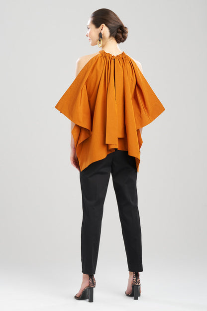 NATORI Buy Taffeta Handkerchief Top in Amber Online