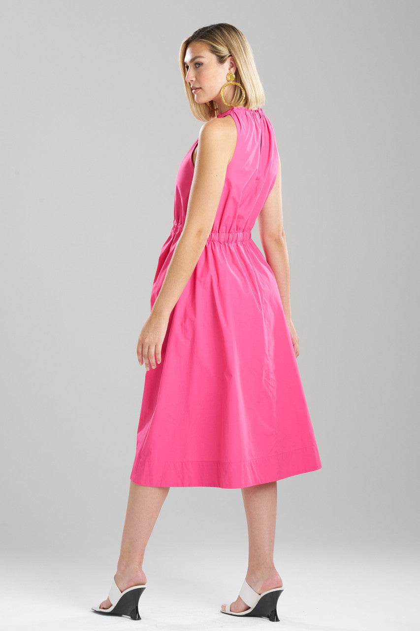 NATORI Buy Techno Poplin Dress in Electric Pink Online