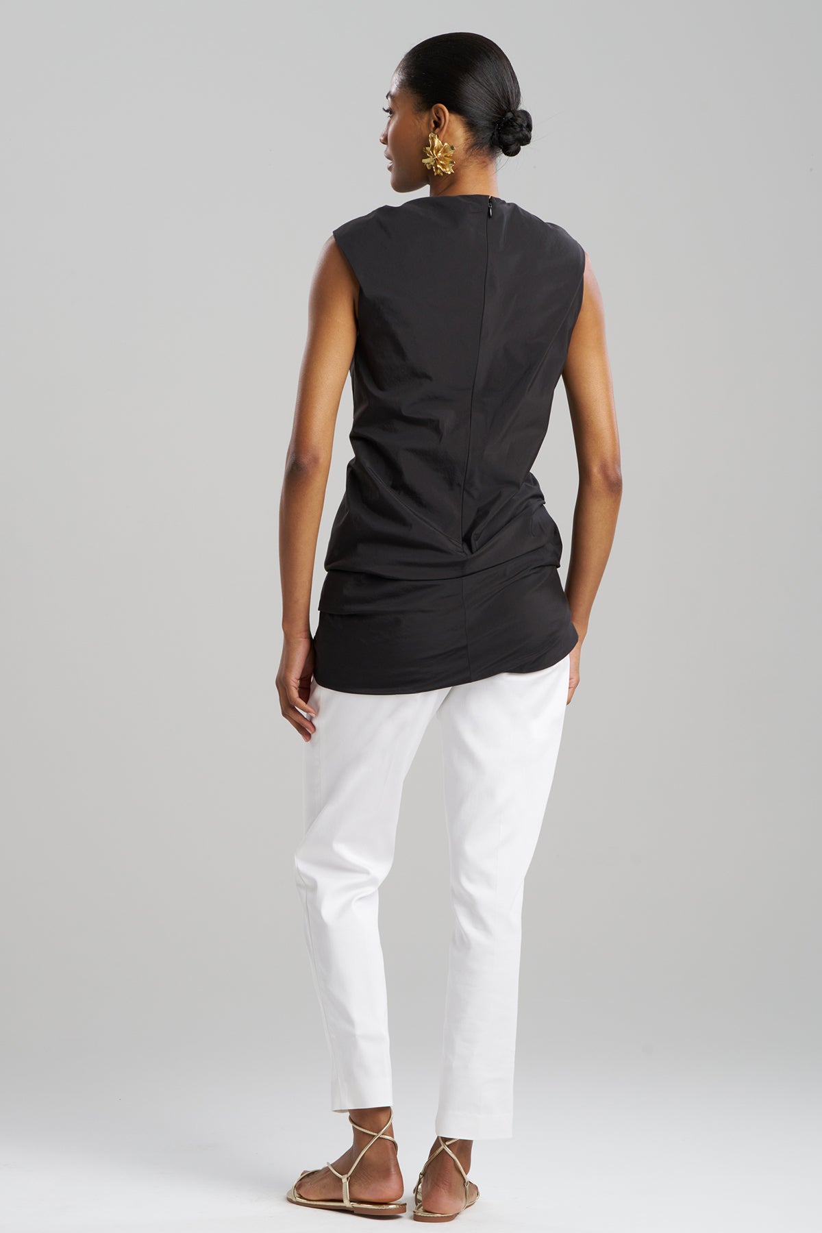 NATORI Techno Poplin Origami Tunic