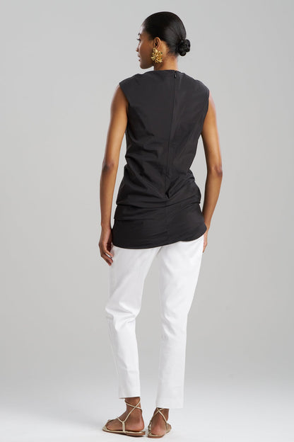 NATORI Techno Poplin Origami Tunic