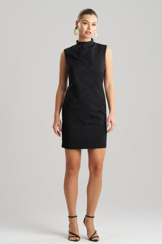 NATORI Buy Geo Texture Jacquard Sheath Dress online